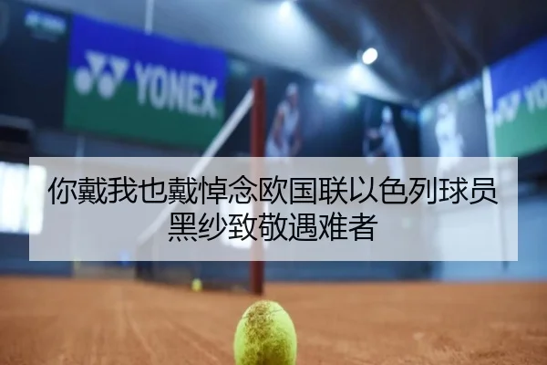 你戴我也戴悼念欧国联以色列球员黑纱致敬遇难者 - dafabet